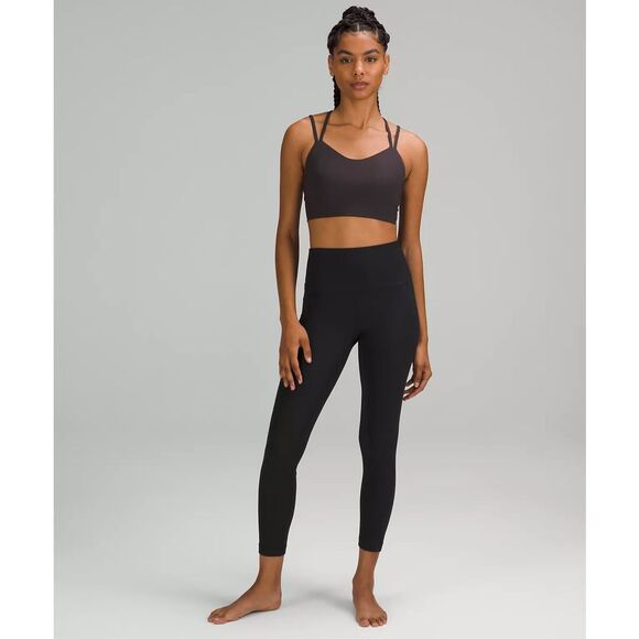 Lululemon Women’s Align Ribbed High-Rise Pant 25” In Black - Picture 1 of 16